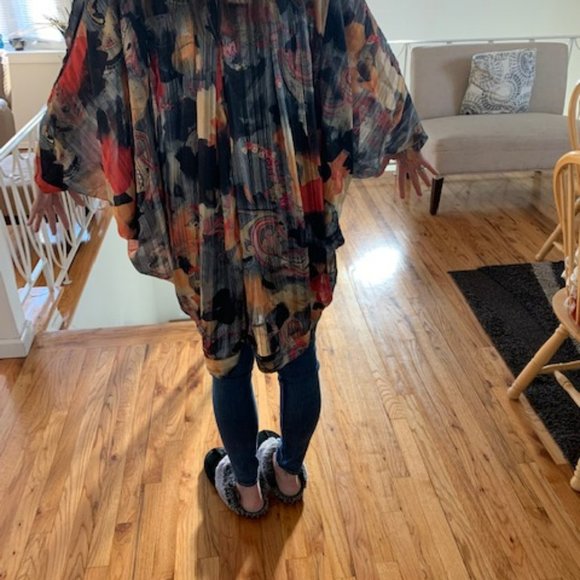 iland designed in Australia cocoon style jacket top size m-L - Picture 4 of 4